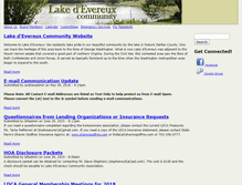 Tablet Screenshot of lakedevereux.com